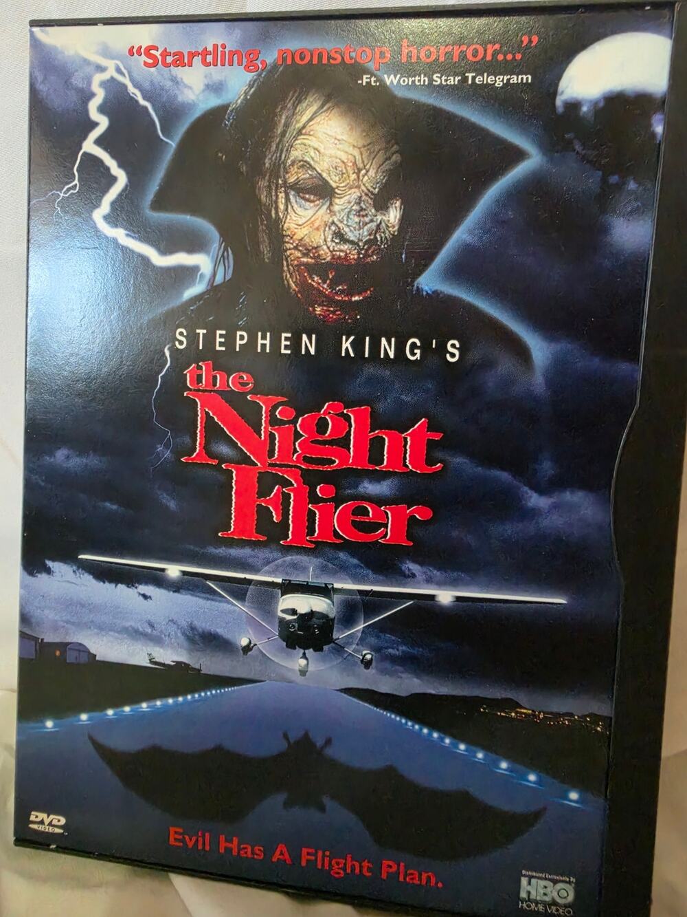 Stephen King's The Night Flier DVD - Rare Vintage Horror Movie HBO Home Video